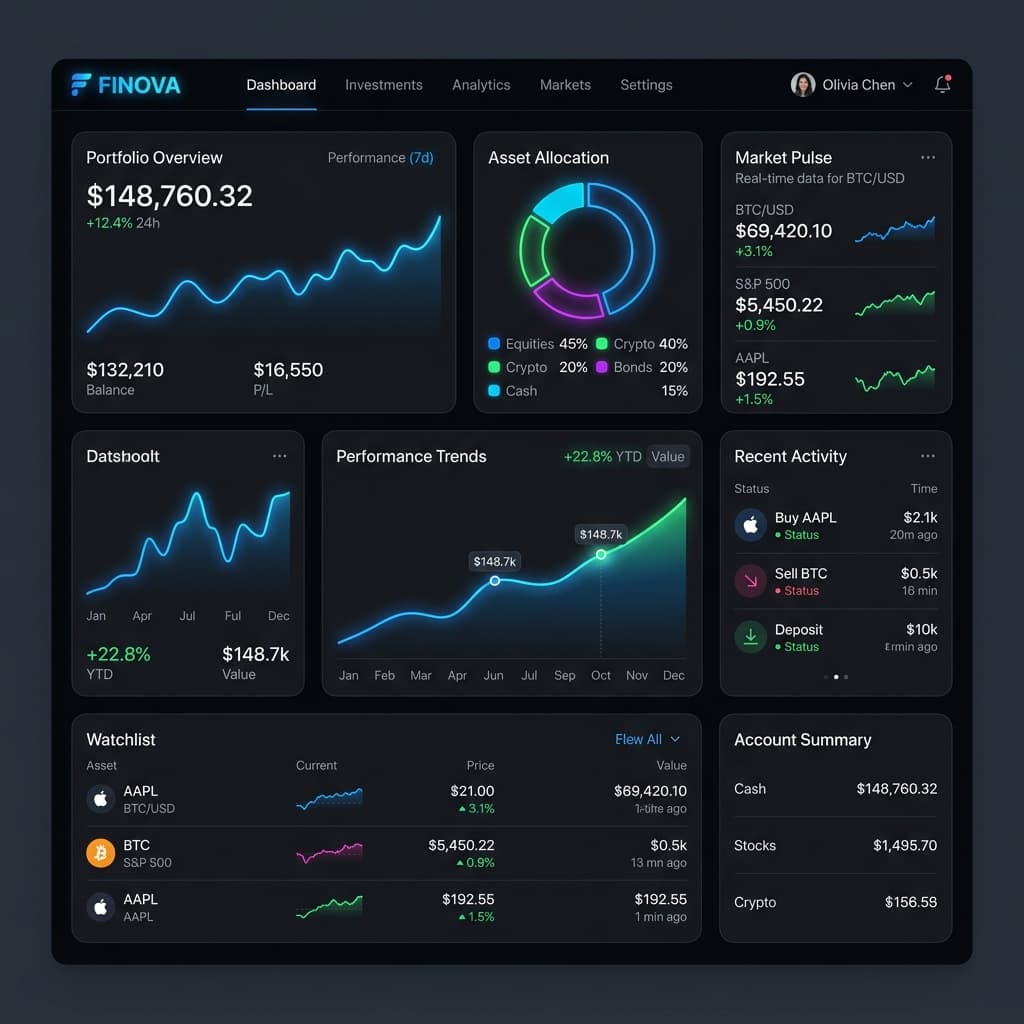 Fintech Dashboard