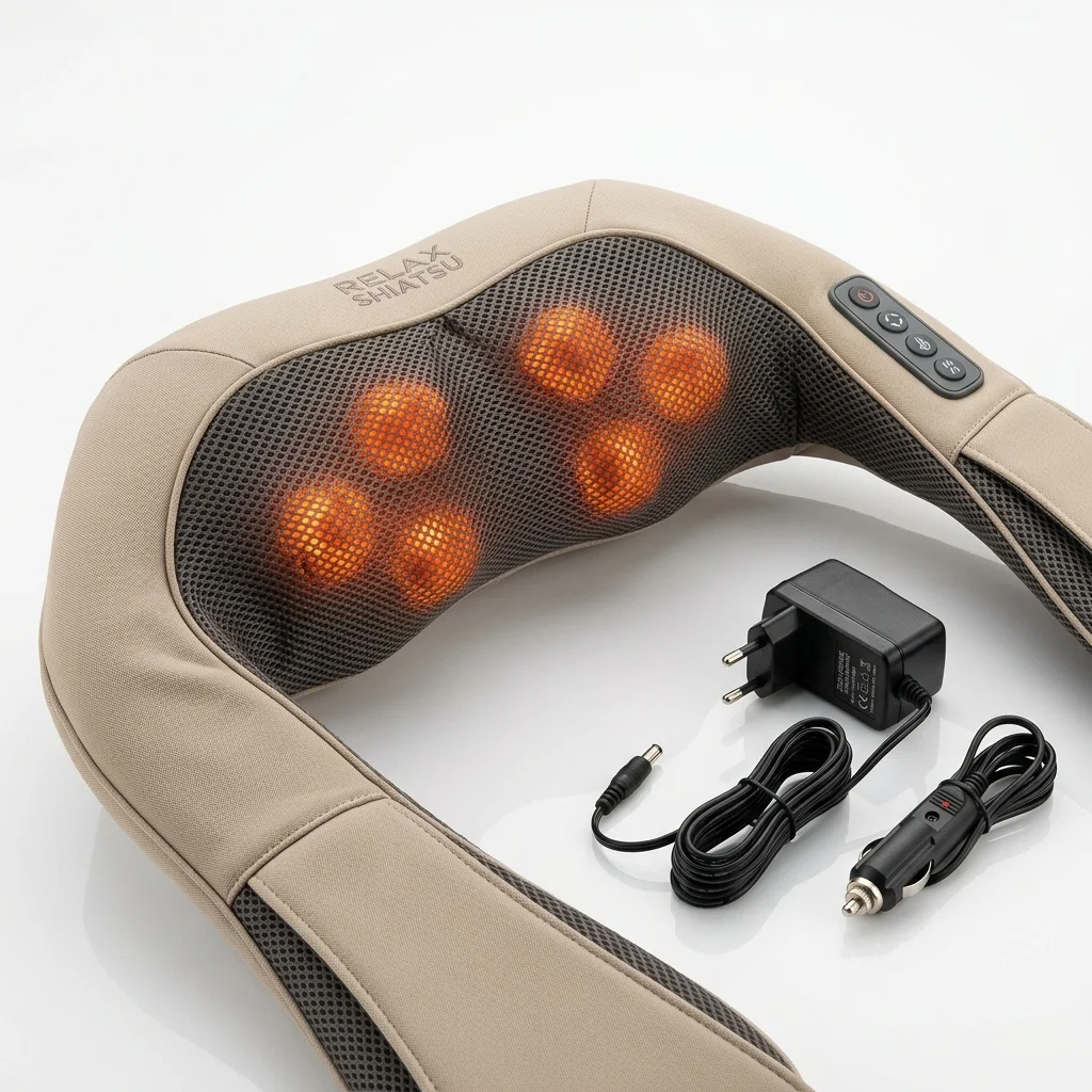 Masajeador Cervical y Espalda Shiatsu con Calor — imagen 6
